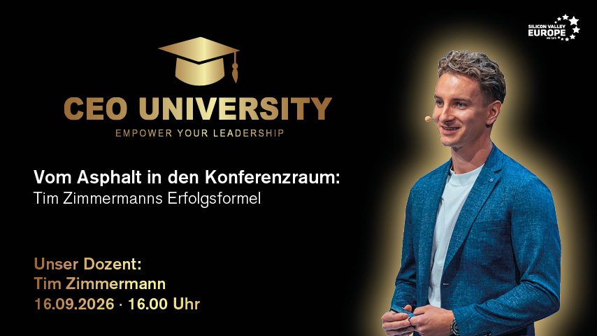 Vom Asphalt in den Konferenzraum: Tim Zimmermanns Erfolgsformel